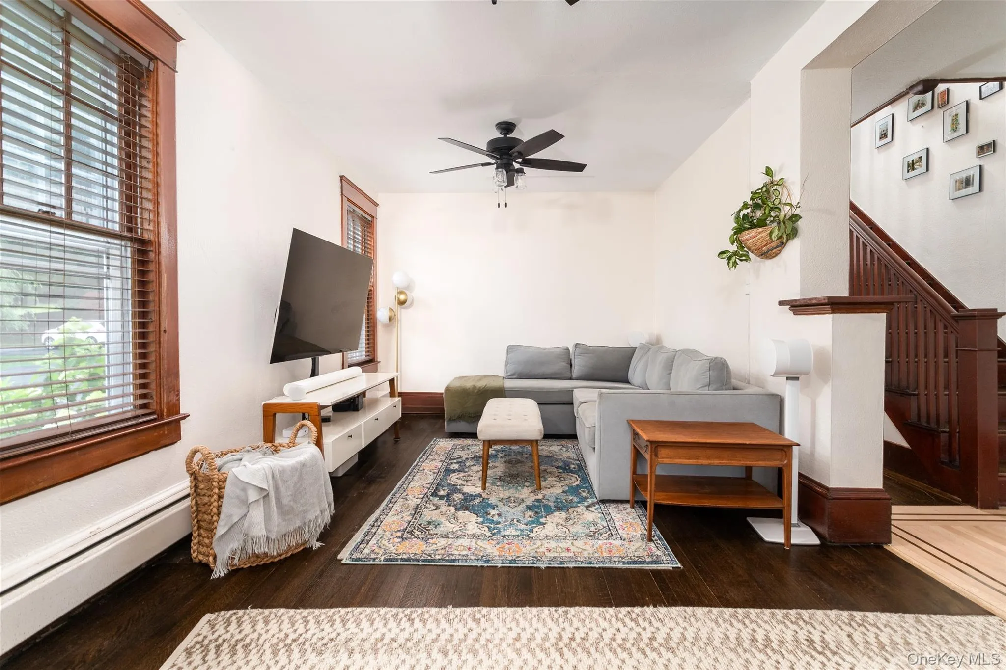 Living room with two seating areas. Living room with two seating areas.