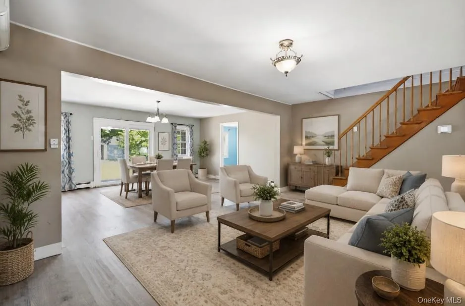 staged living room staged living room