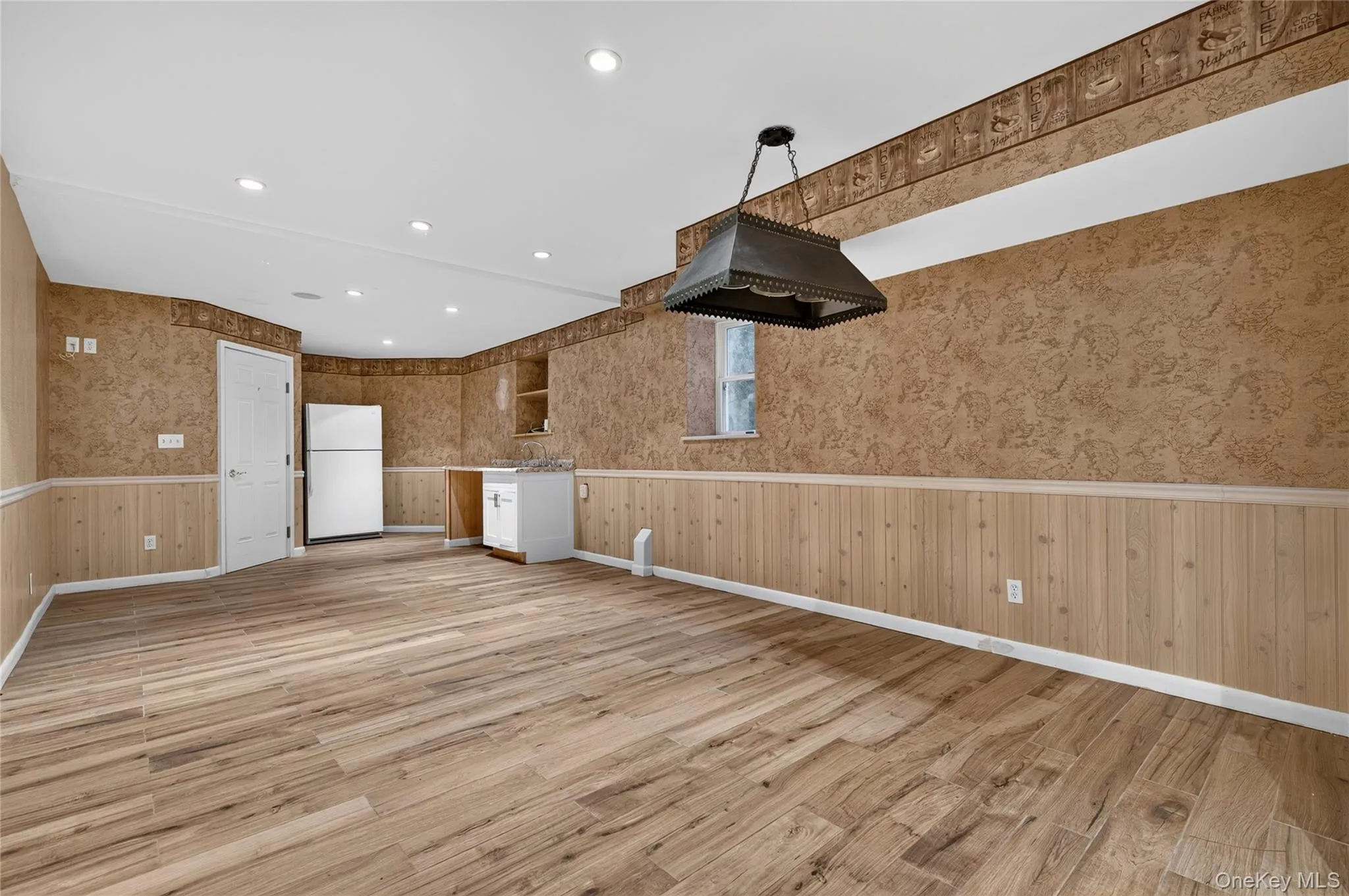 Basement recreation space Basement recreation space