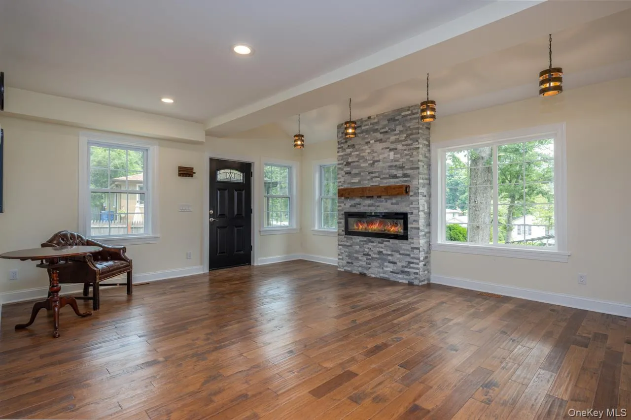 Stone surround fireplace Stone surround fireplace