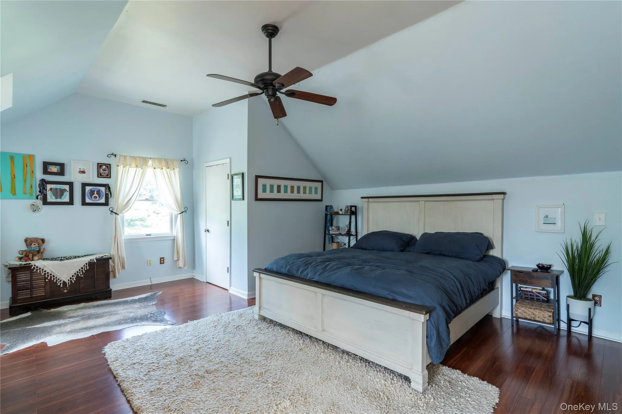 The very large primary suite offers 2 pretty dormered windows and a large walk in closet The very large primary suite offers 2 pretty dormered windows and a large walk in closet