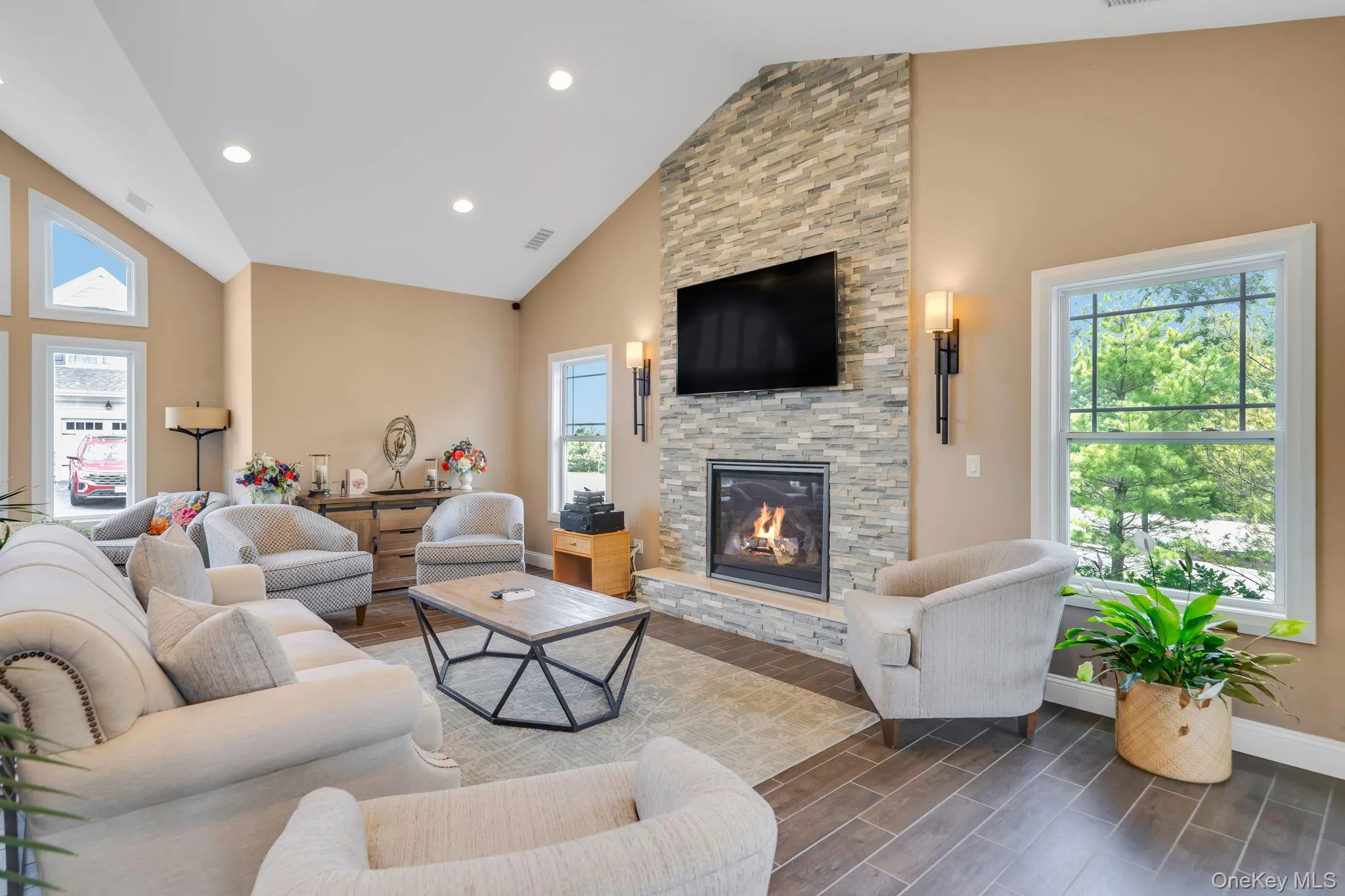 Clubhouse Fireplace and Lounge Alternate View Clubhouse Fireplace and Lounge Alternate View