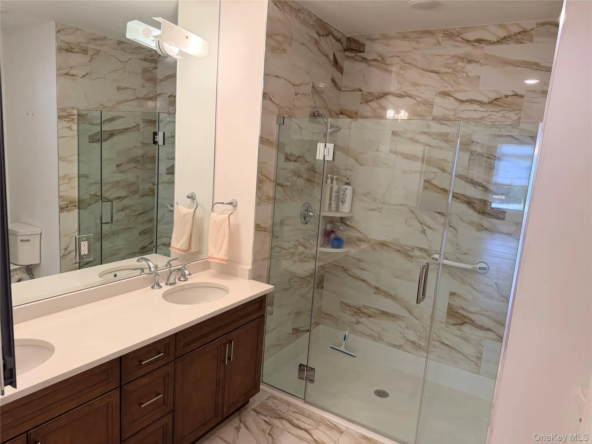 Primary Oversized Bathroom, Double Sinks, Easy Access Shower Plus Linen Closet Primary Oversized Bathroom, Double Sinks, Easy Access Shower Plus Linen Closet