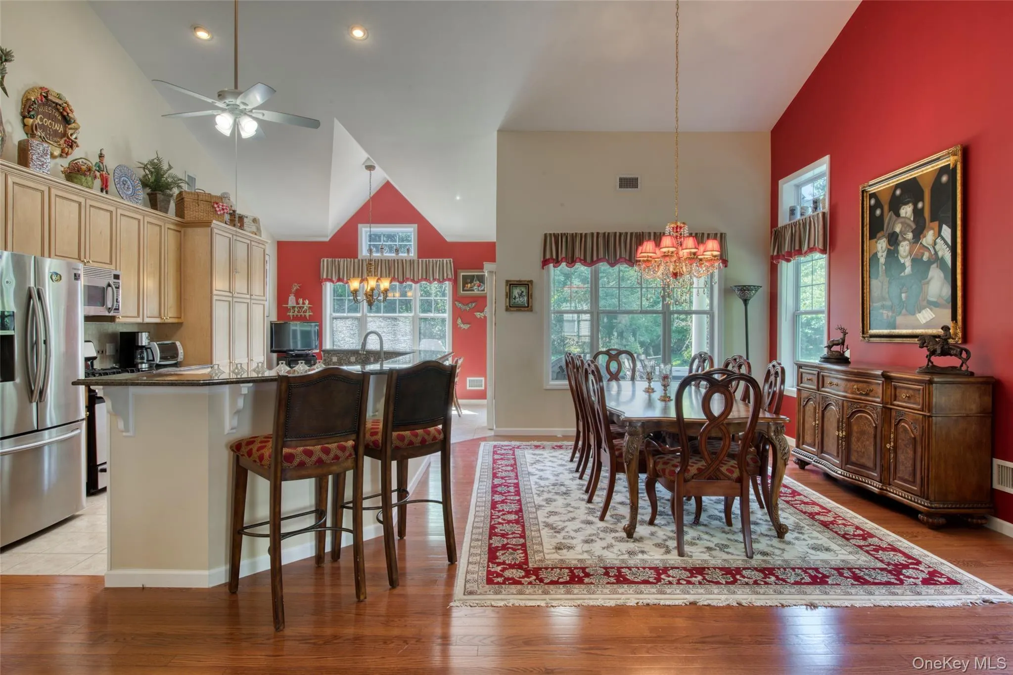 Kitchen Open to Dining Area Kitchen Open to Dining Area