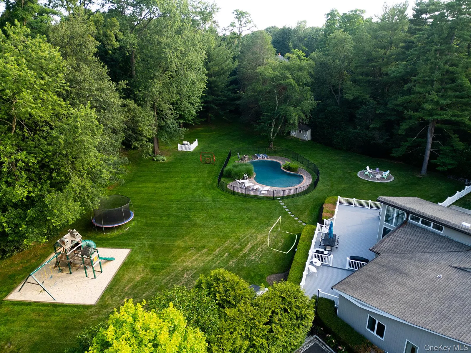 Aerial View Backyard Aerial View Backyard