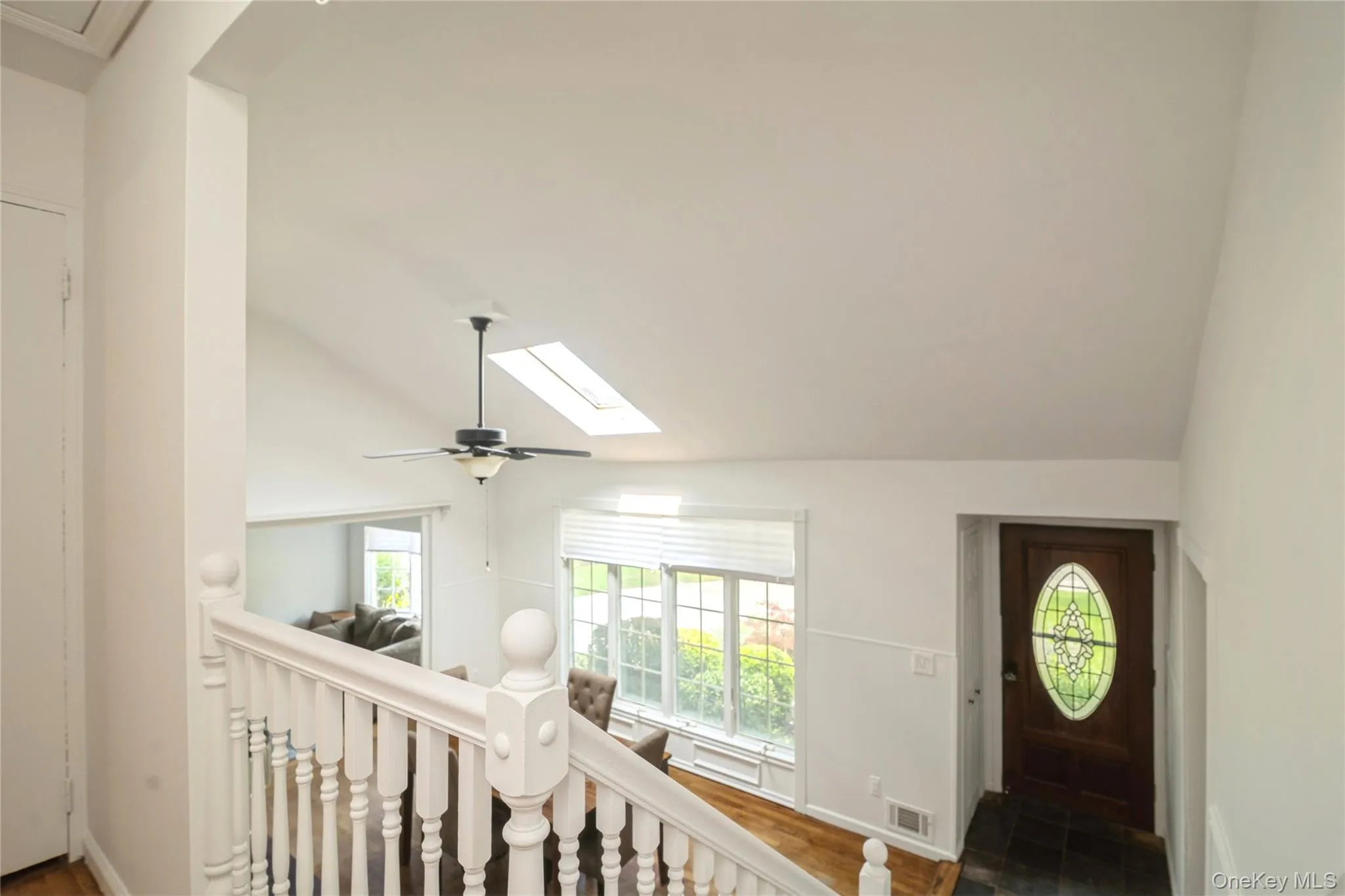 The Second Floor Open Hallway Overlooks The Entrance Foyer & Formal Living Room. The Second Floor Open Hallway Overlooks The Entrance Foyer & Formal Living Room.