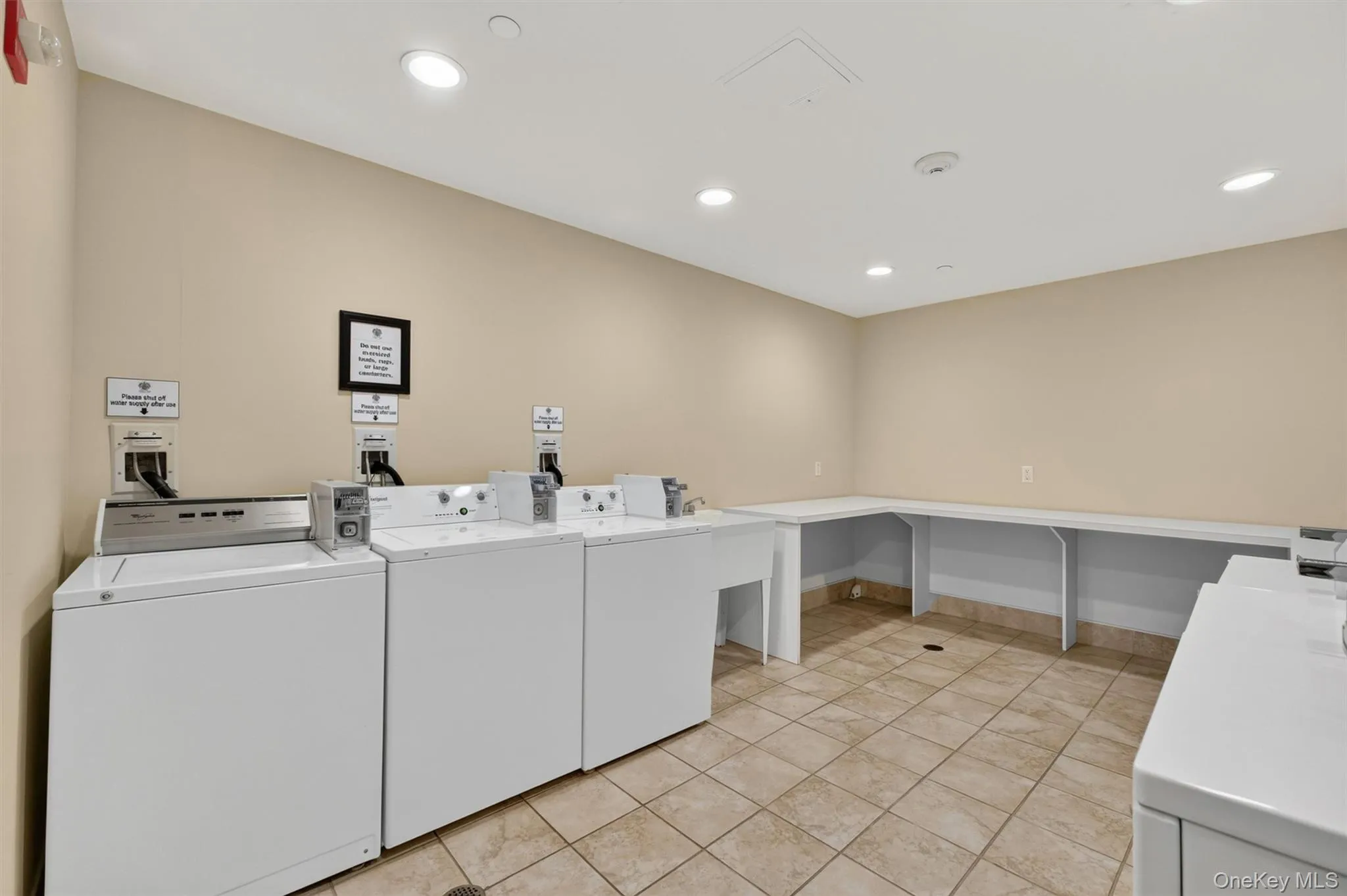 Resident laundry room provides extra flexibility beyond your in-unit laundry. Resident laundry room provides extra flexibility beyond your in-unit laundry.