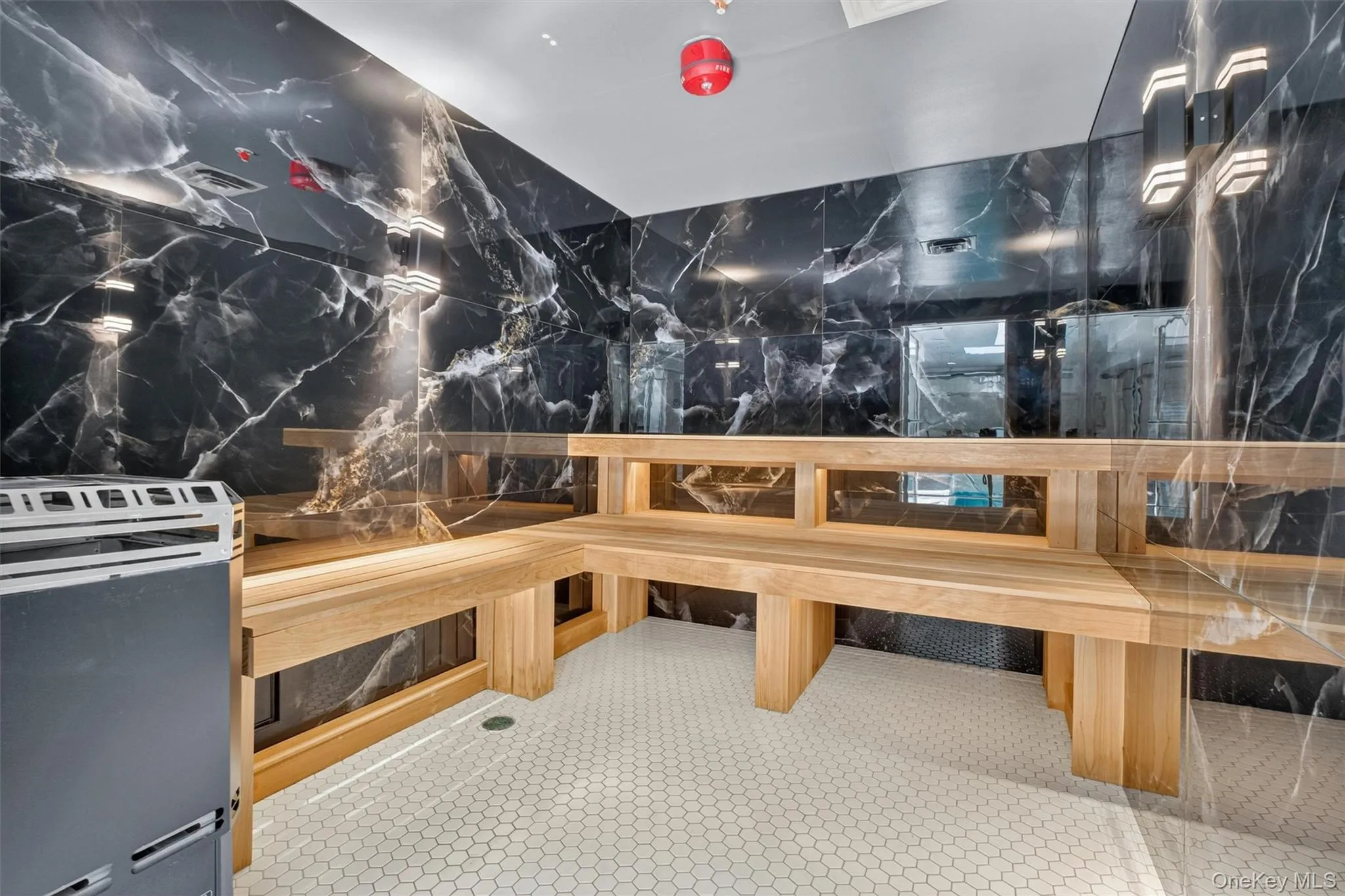 New modern sauna for relaxation and wellness. New modern sauna for relaxation and wellness.