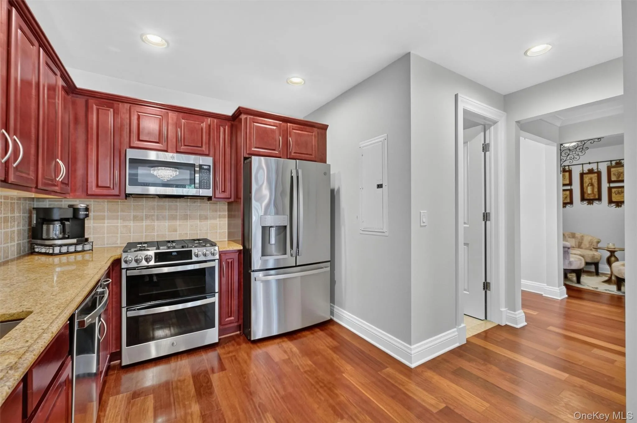 Well-appointed working kitchen. Well-appointed working kitchen.