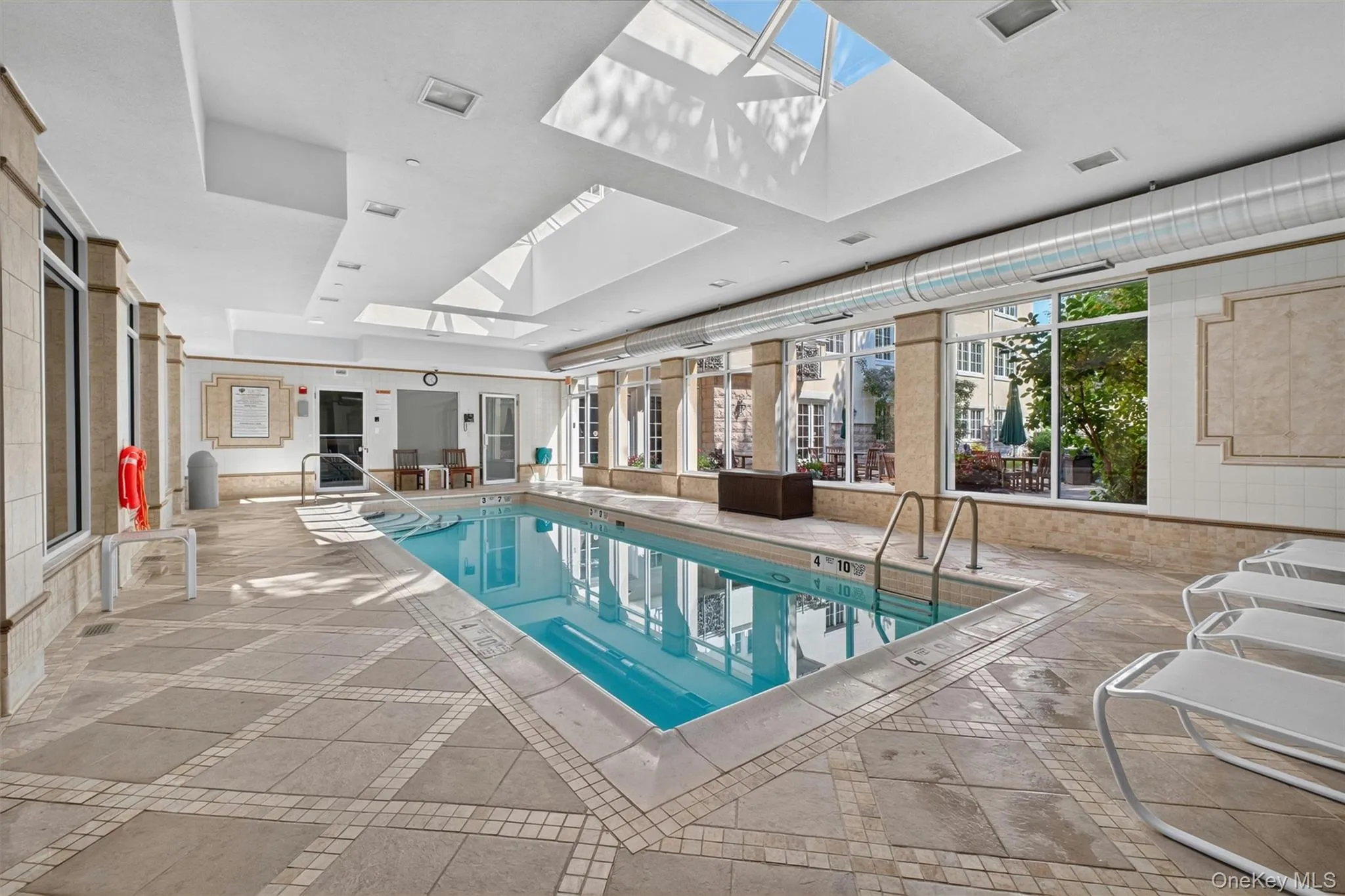 Beautiful heated indoor pool for year-round enjoyment. Beautiful heated indoor pool for year-round enjoyment.