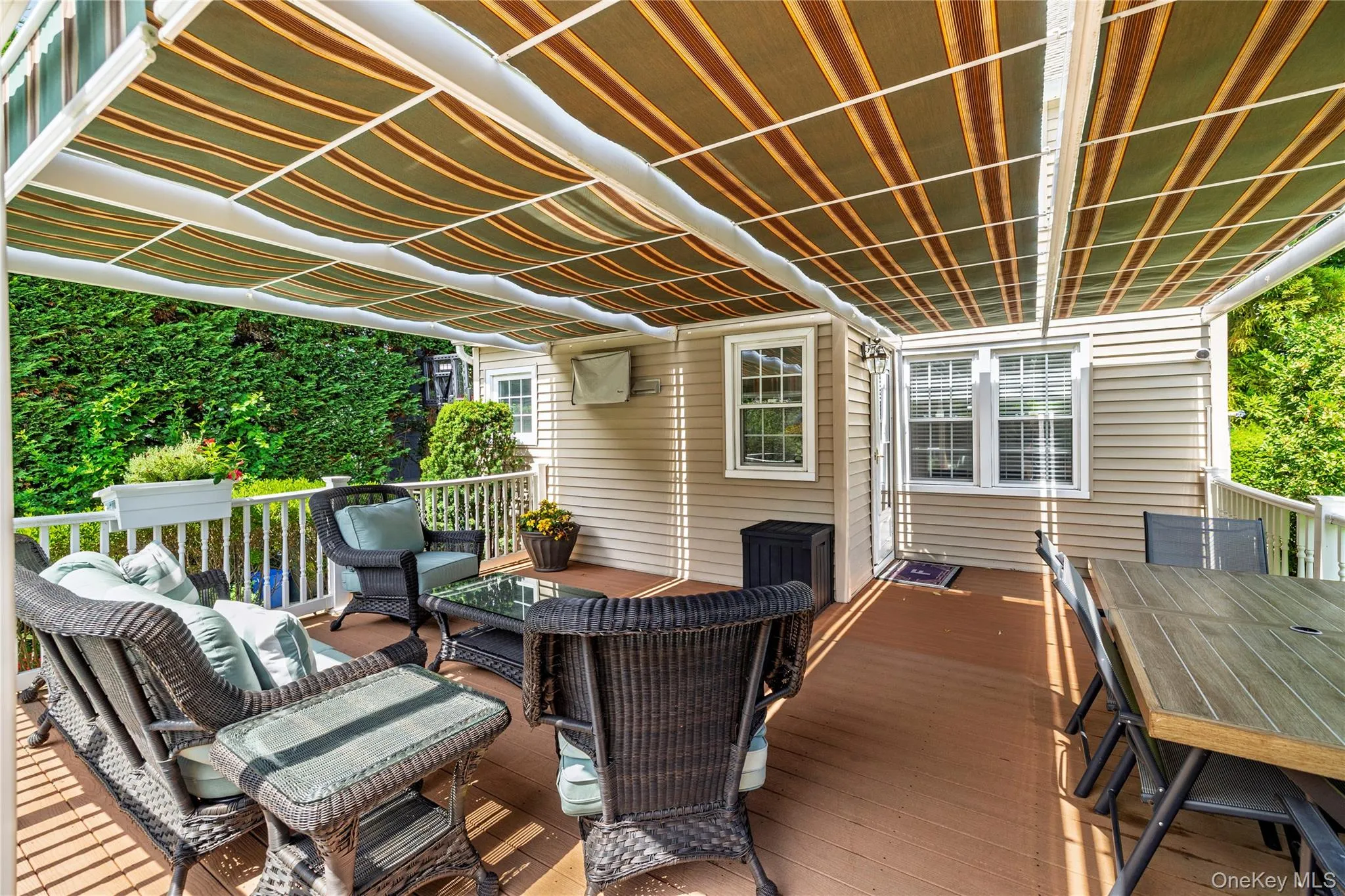 Trex Deck w/ removable Awnings Trex Deck w/ removable Awnings