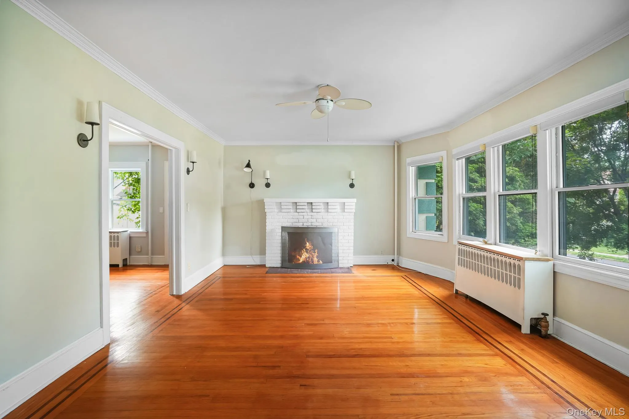 Beautiful original inlaid hardwood floors Beautiful original inlaid hardwood floors