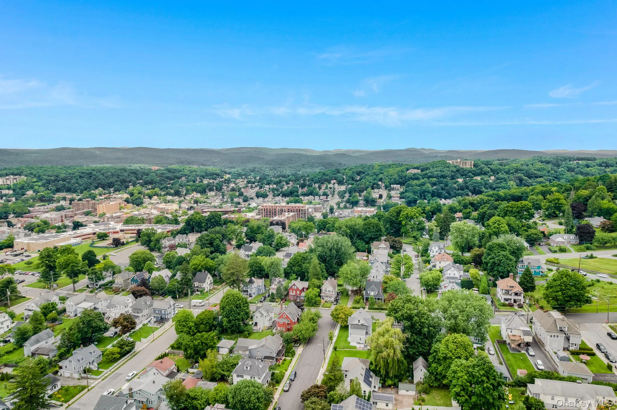 Aerial view of Peekskill from Pomeroy Street Aerial view of Peekskill from Pomeroy Street