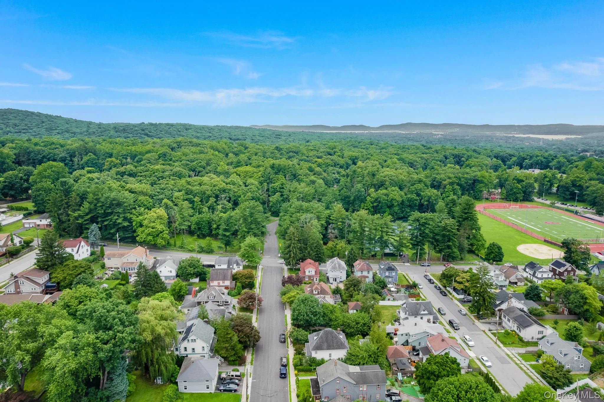Aerial view of Depew Park Aerial view of Depew Park