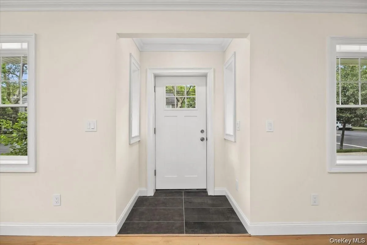 Current entry, front foyer Current entry, front foyer