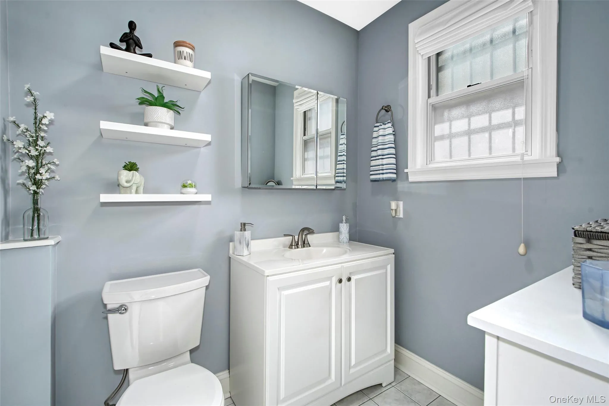 Large powder room Large powder room
