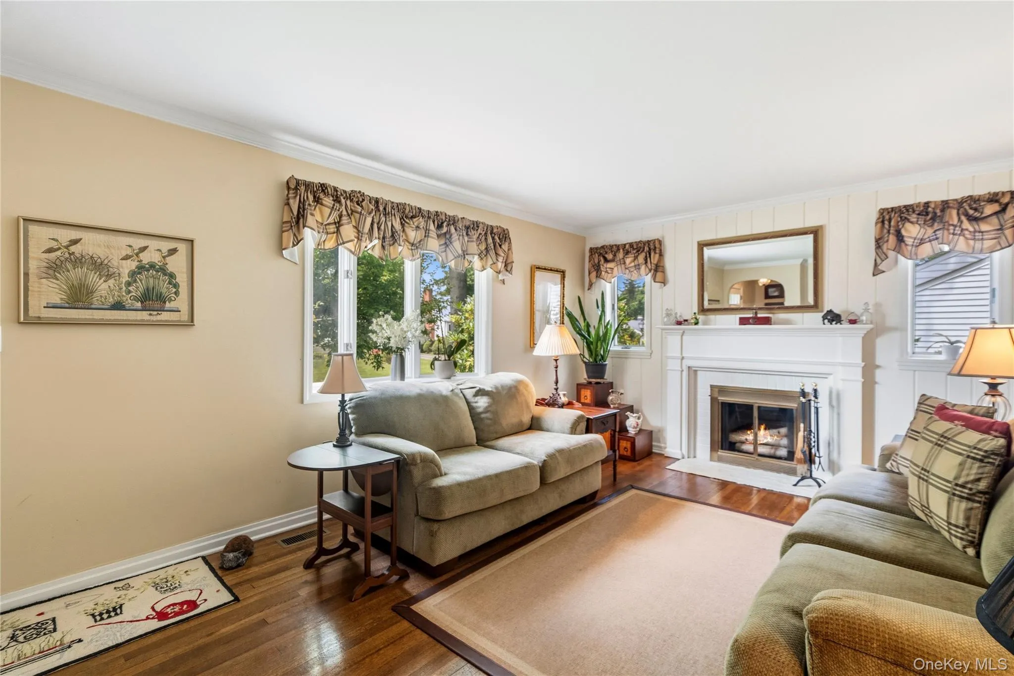 Oversized bay window fills the space with natural light Oversized bay window fills the space with natural light