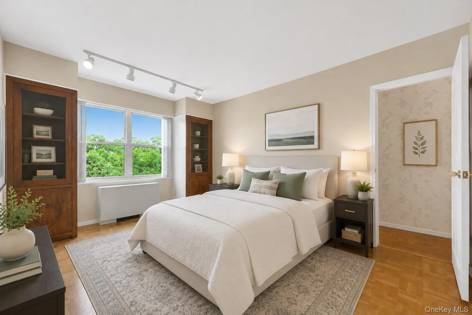 Light-filled second bedroom. Virtually staged. Light-filled second bedroom. Virtually staged.