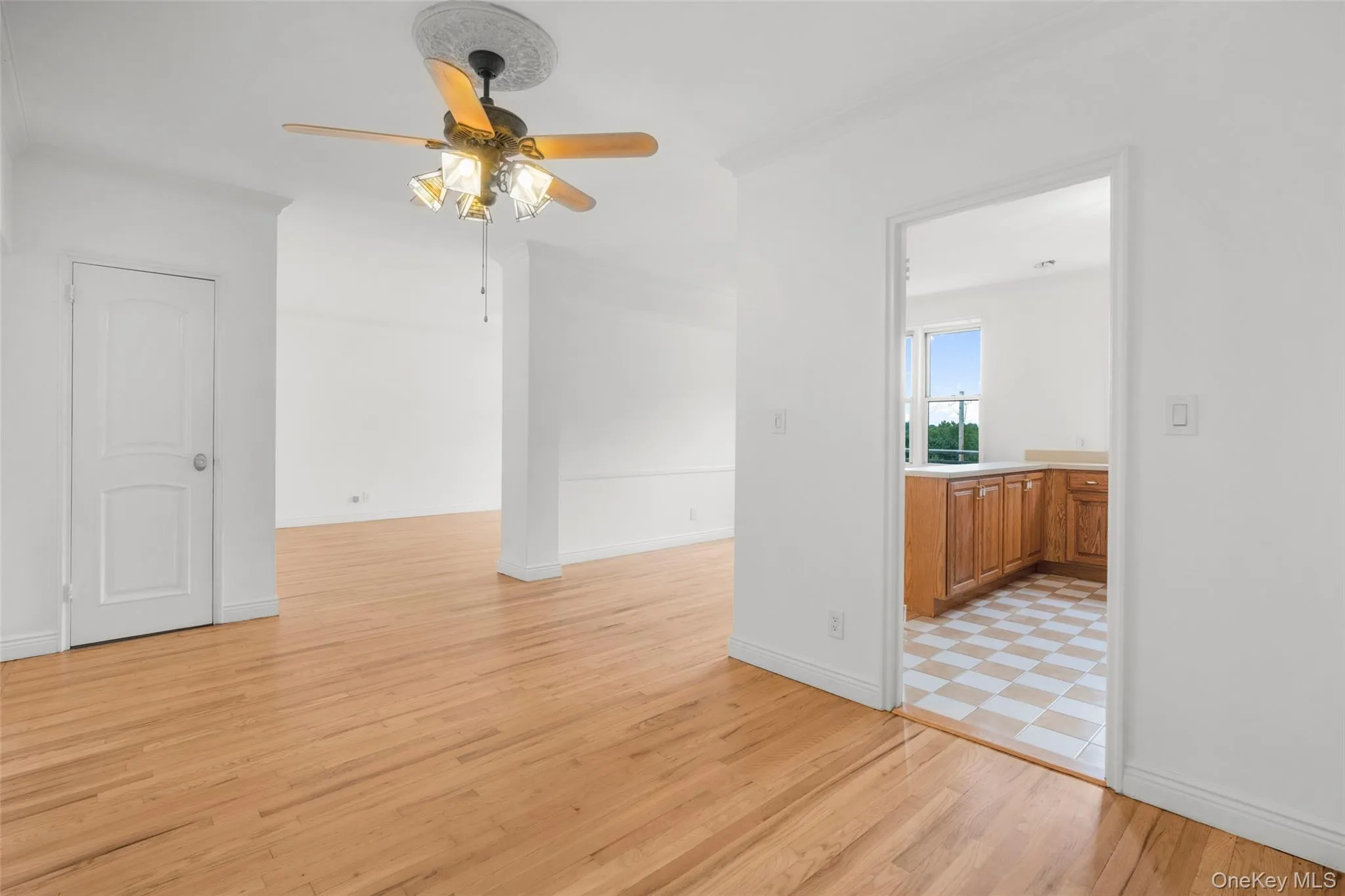More closet space, and flow into kitchen, dining, and living space. Freshly painted and refinished oak floors. More closet space, and flow into kitchen, dining, and living space. Freshly painted and refinished oak floors.