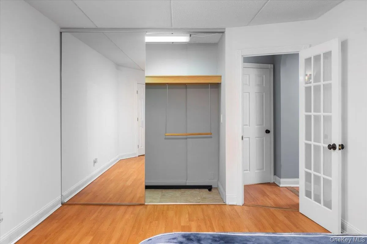 walk-in closet French door in bedroom walk-in closet French door in bedroom
