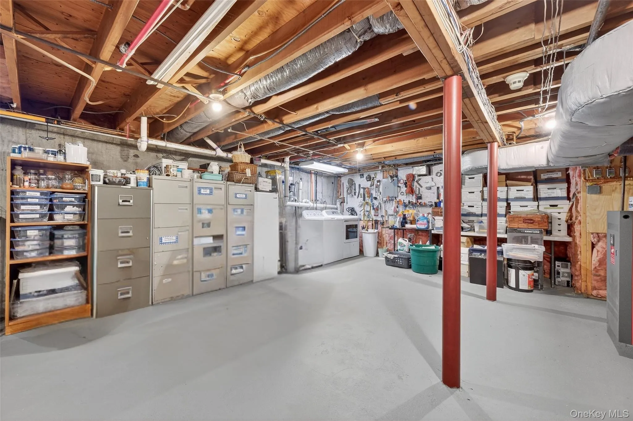 Unfinished basement Unfinished basement