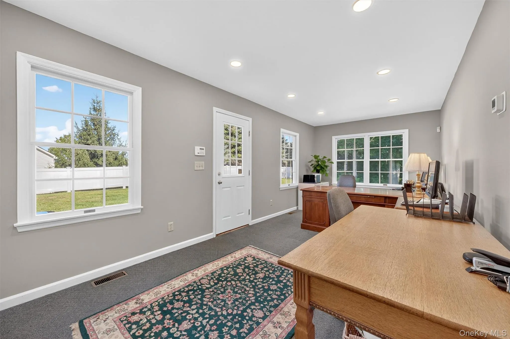 Sunroom with plenty of windows and side entry door Sunroom with plenty of windows and side entry door