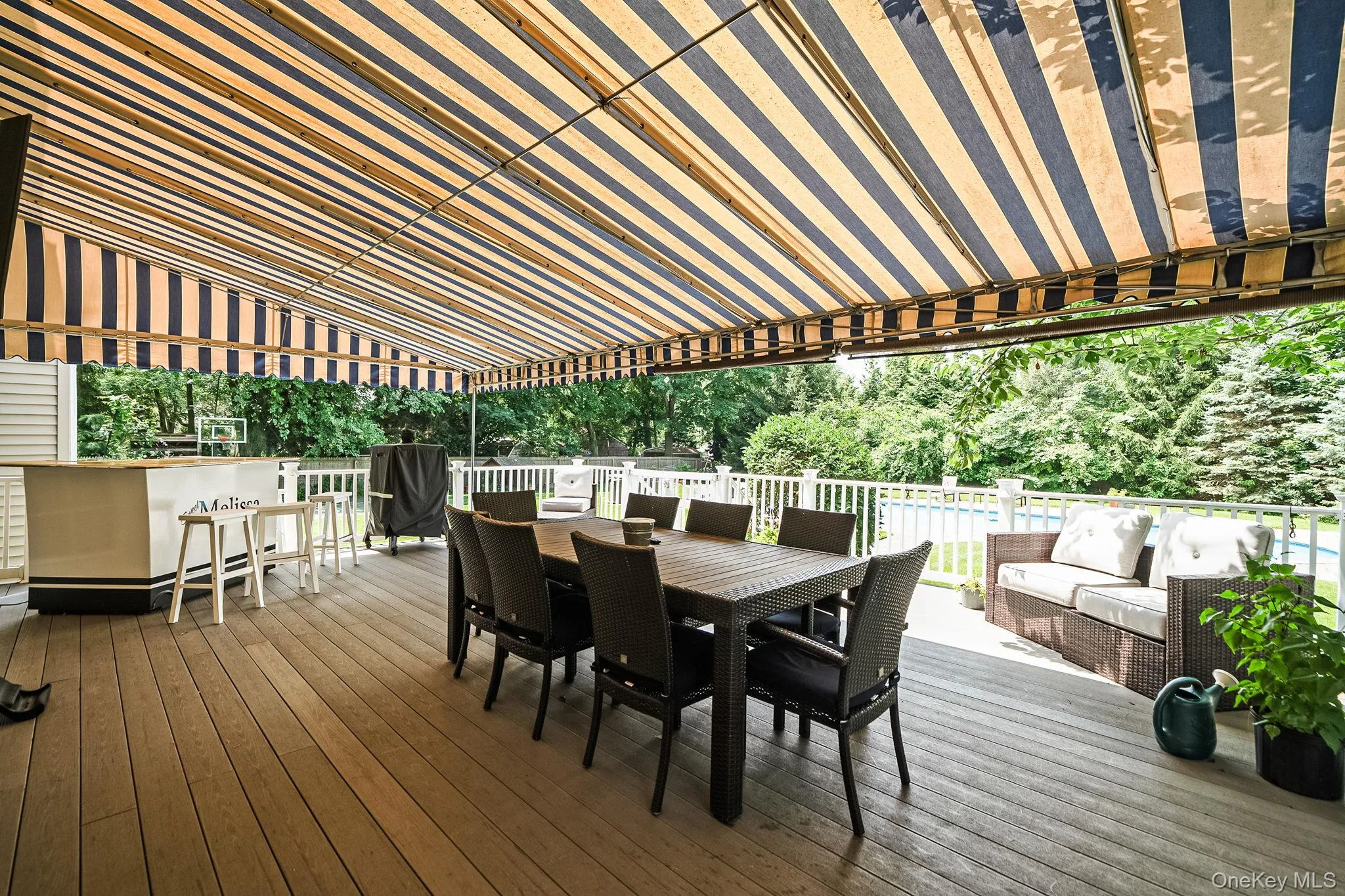 Large Deck with Awning Large Deck with Awning