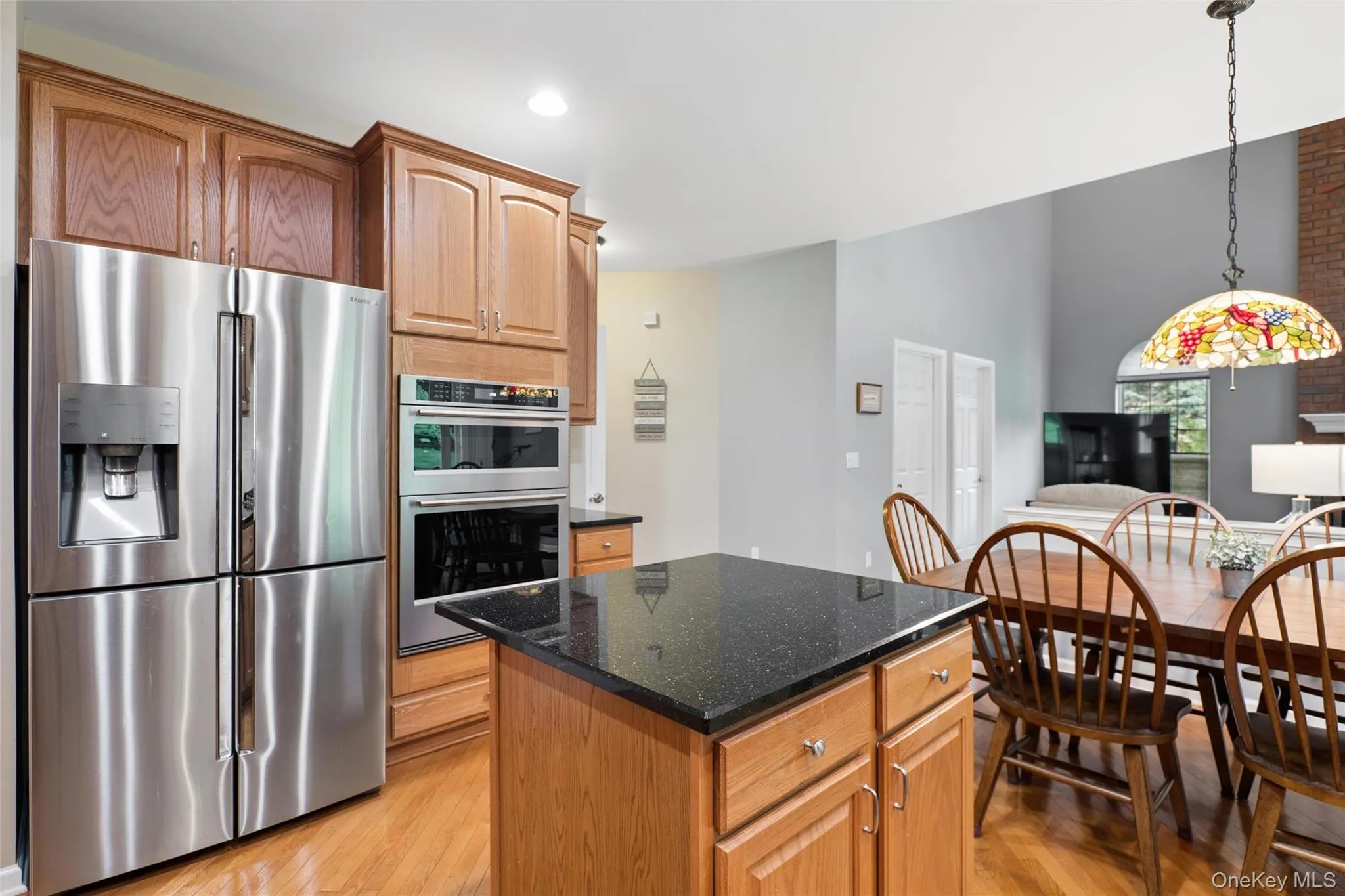 Granite Center Island Kitchen with Stainless Steel Appliances Granite Center Island Kitchen with Stainless Steel Appliances