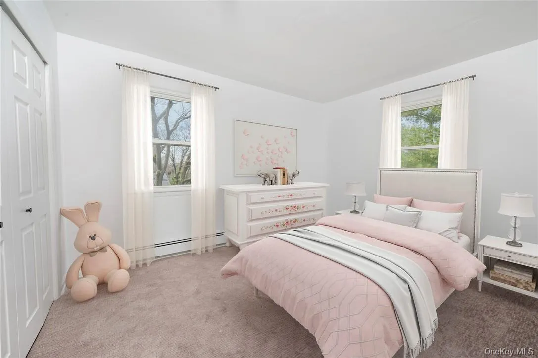 Bedroom Three. Virtually staged as a kid bedroom. Bedroom Three. Virtually staged as a kid bedroom.
