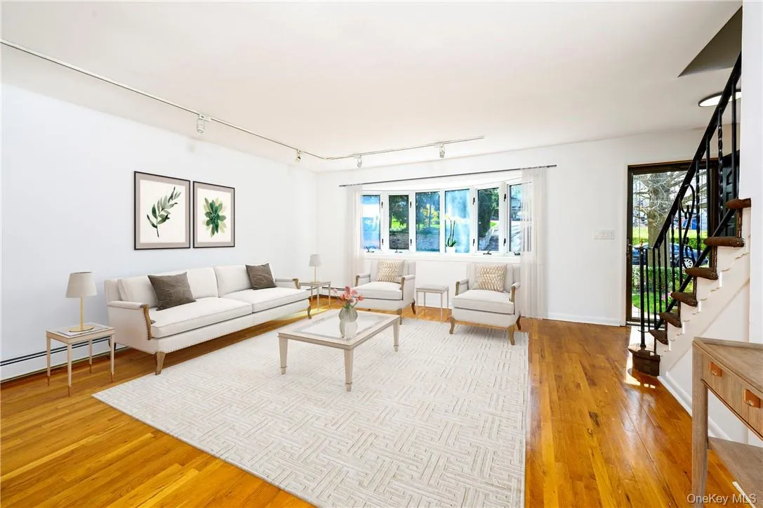 Virtually staged living room. Virtually staged living room.