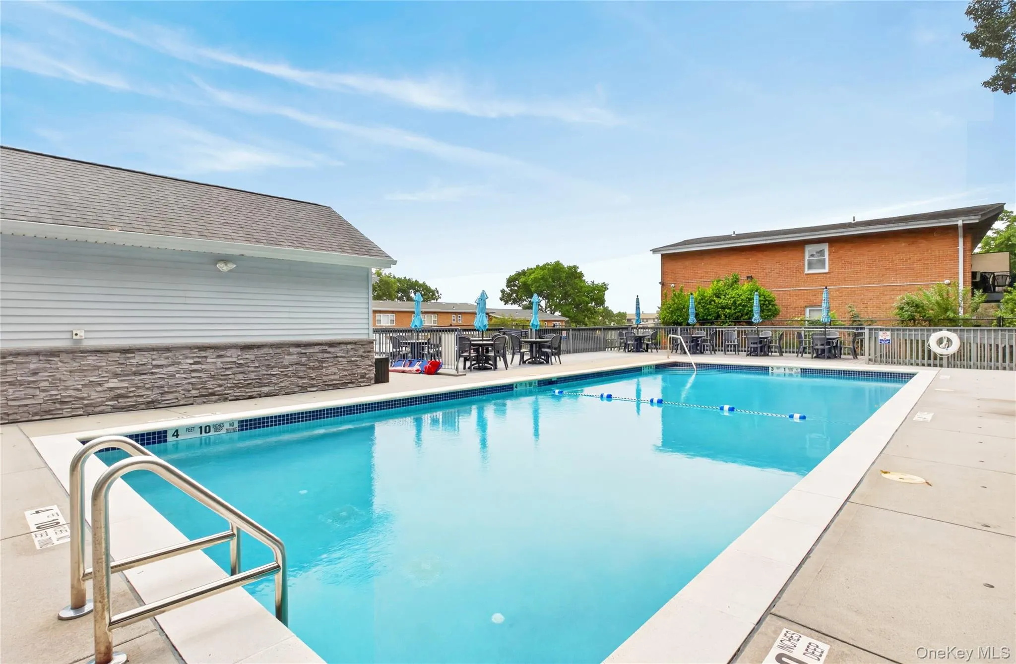 Fantastic in-ground pool for owners. New decking and tables. Fantastic in-ground pool for owners. New decking and tables.