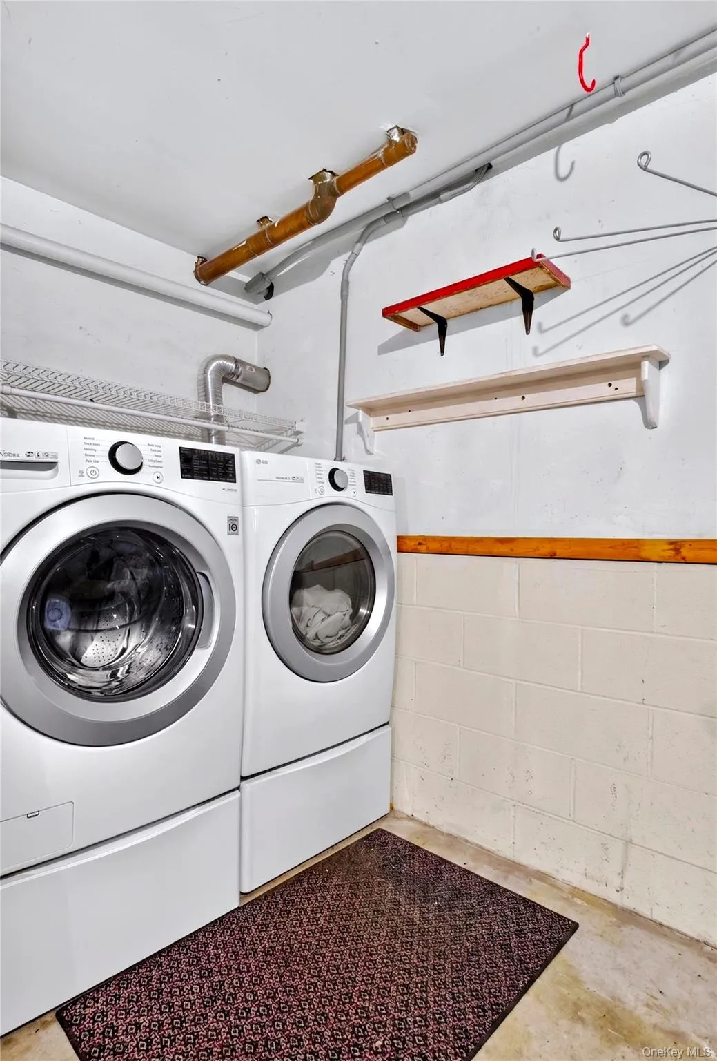 Lower level laundry. Lower level laundry.