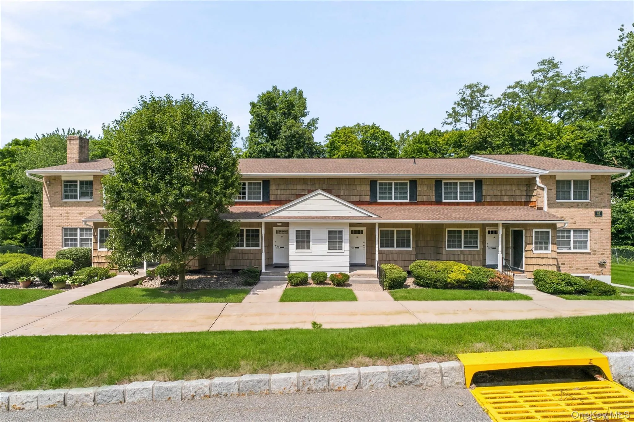 At the end of the complex with a tree lined backyard. At the end of the complex with a tree lined backyard.