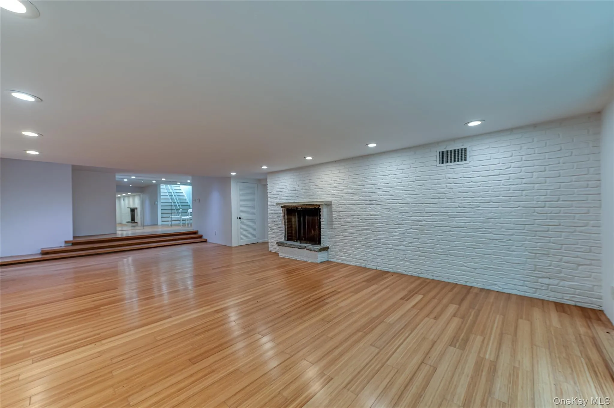 Family Room Wood burning brick fireplace Family Room Wood burning brick fireplace