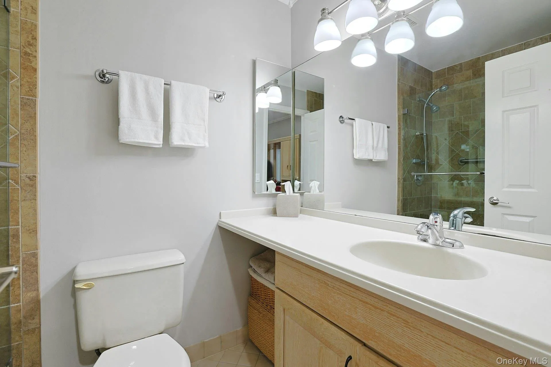 the primary bath was completely remodeled with new tile and a custom shower enclosure the primary bath was completely remodeled with new tile and a custom shower enclosure