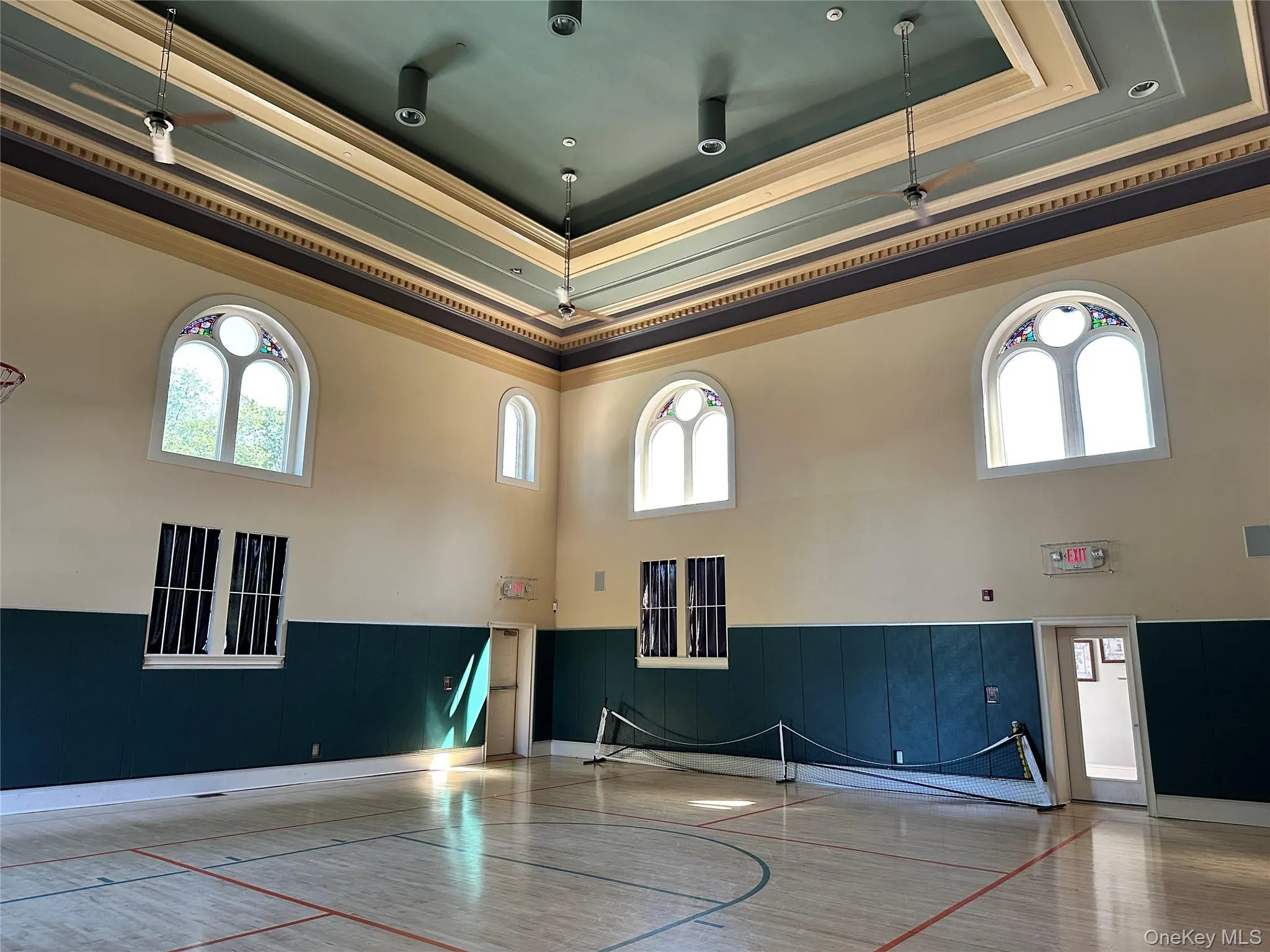 Indoor basketball court Indoor basketball court