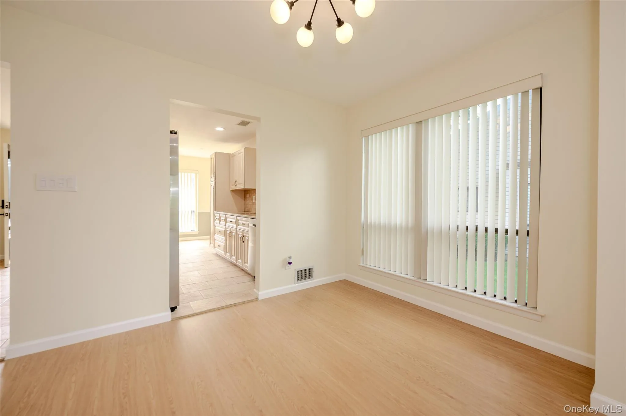Dining Area with window Dining Area with window