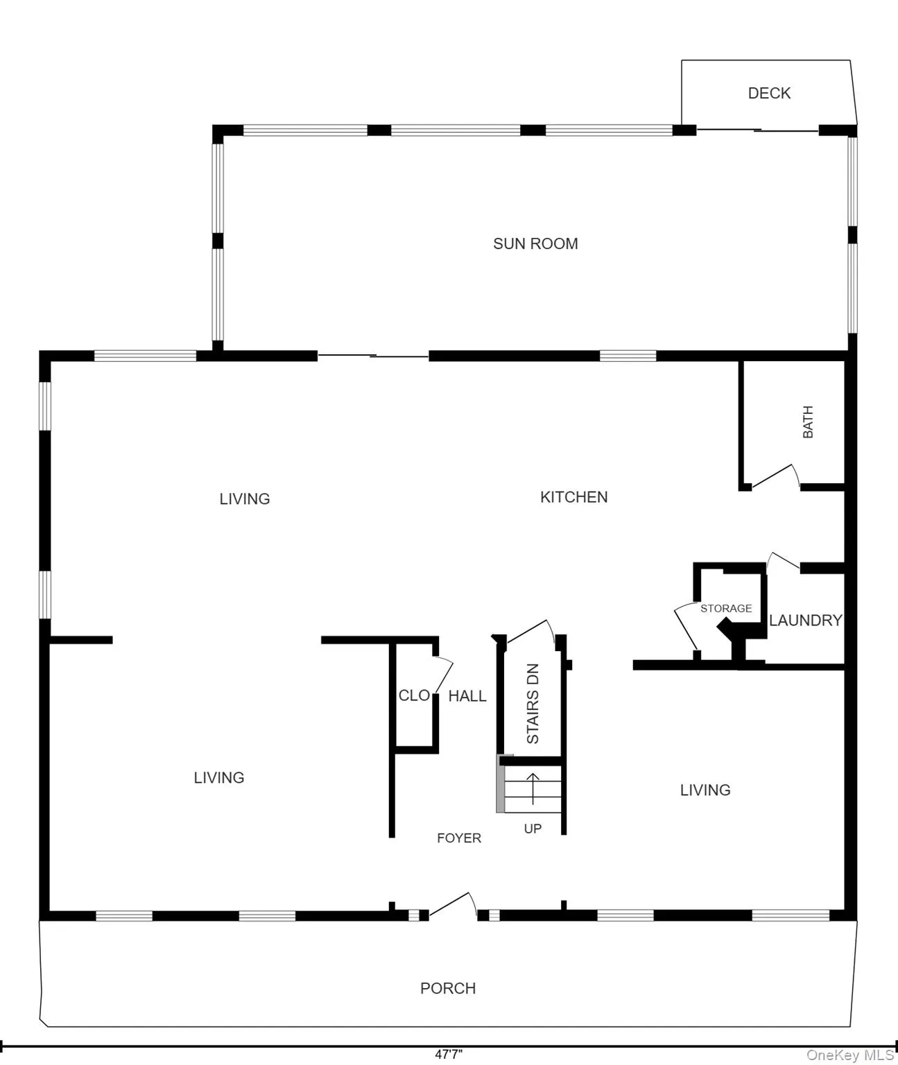 First level floor plan. First level floor plan.