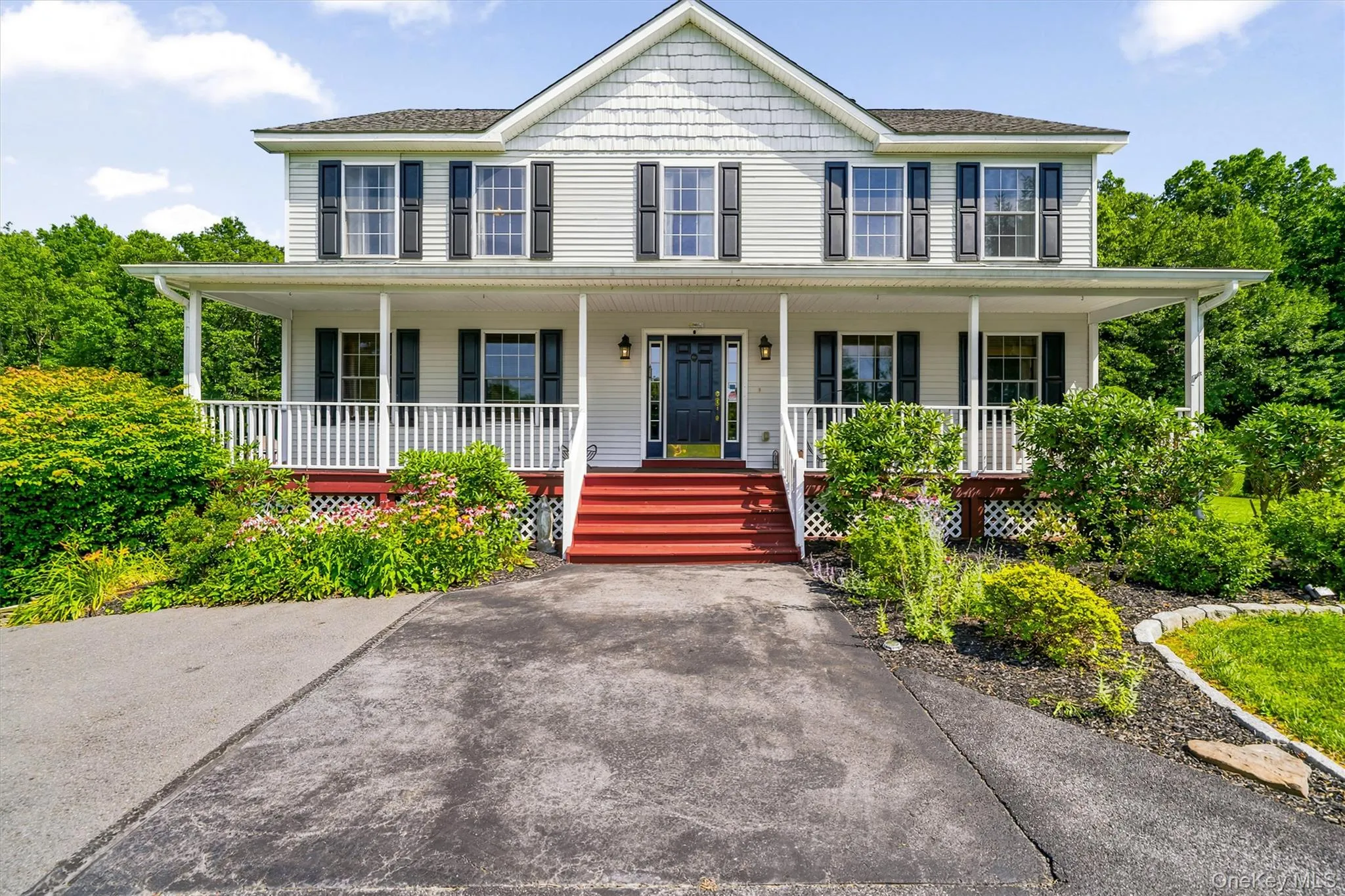 Front view of home. Front view of home.