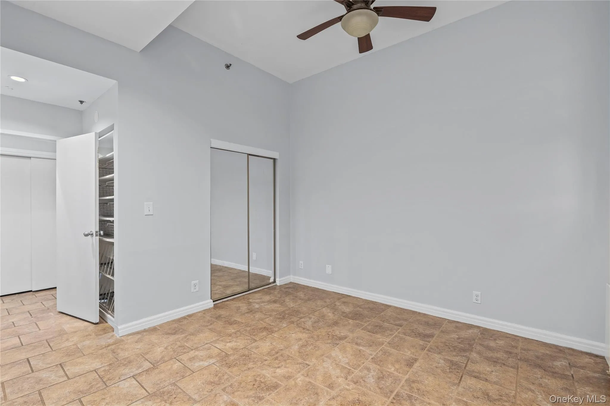 Bedroom with two closets Bedroom with two closets