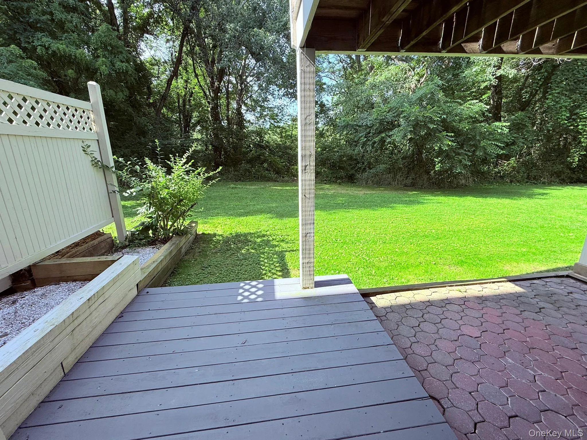A private patio and backyard provide a wonderful place to unwind and enjoy the natural surroundings. A private patio and backyard provide a wonderful place to unwind and enjoy the natural surroundings.
