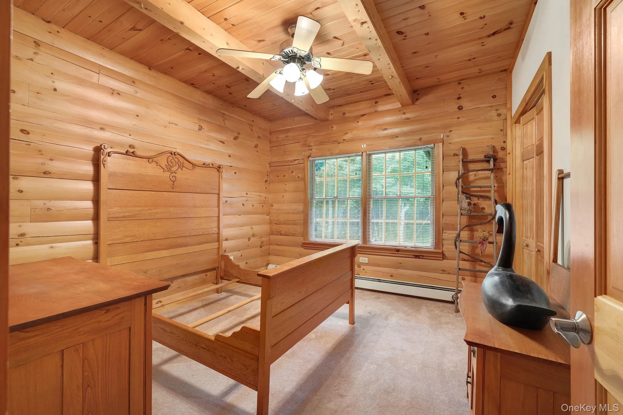 Neutral carpet in the bedroom that matches any decor. Two windows offer plenty of natural daylight. Neutral carpet in the bedroom that matches any decor. Two windows offer plenty of natural daylight.