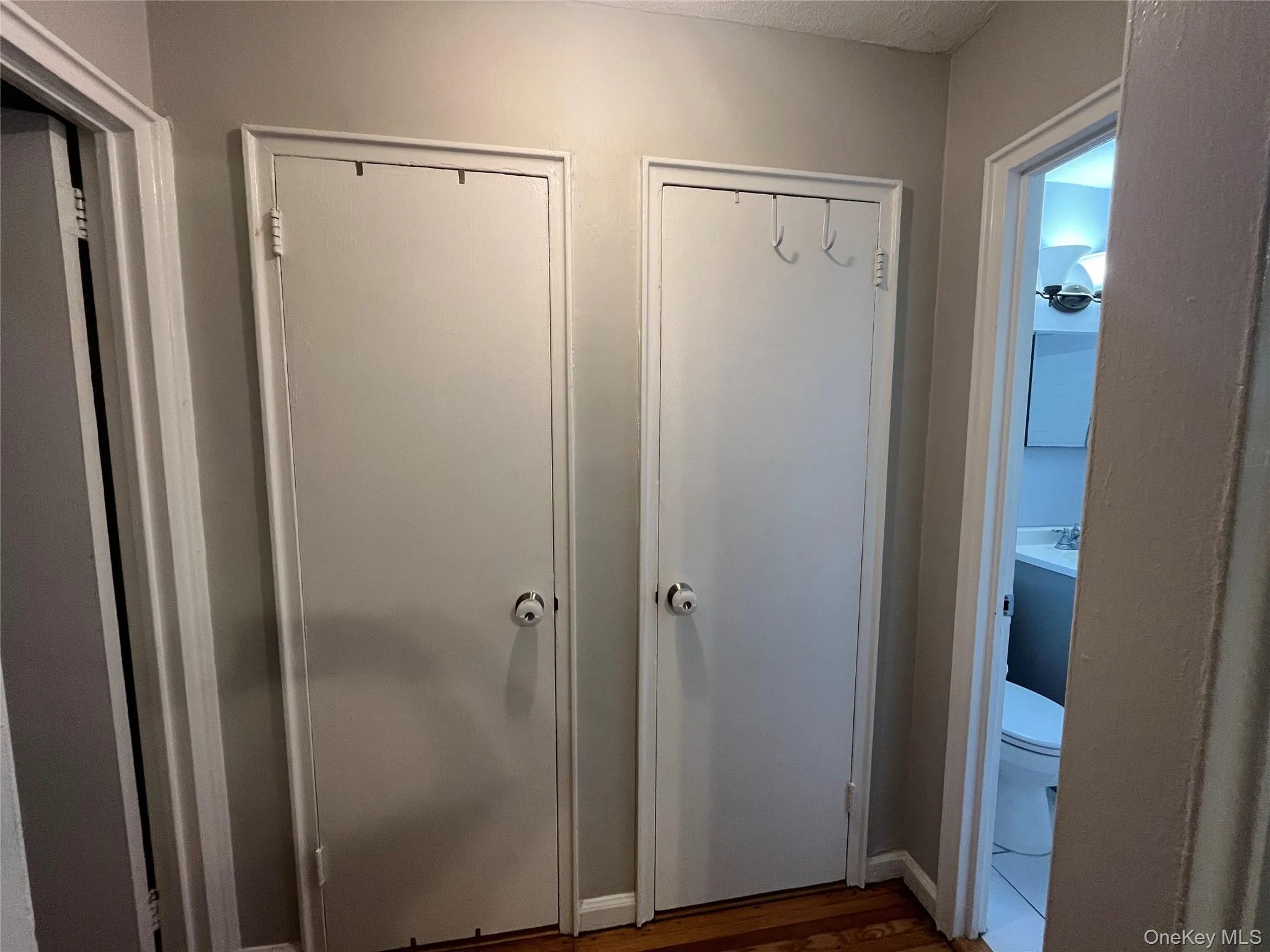 2 hall closets. 2 hall closets.
