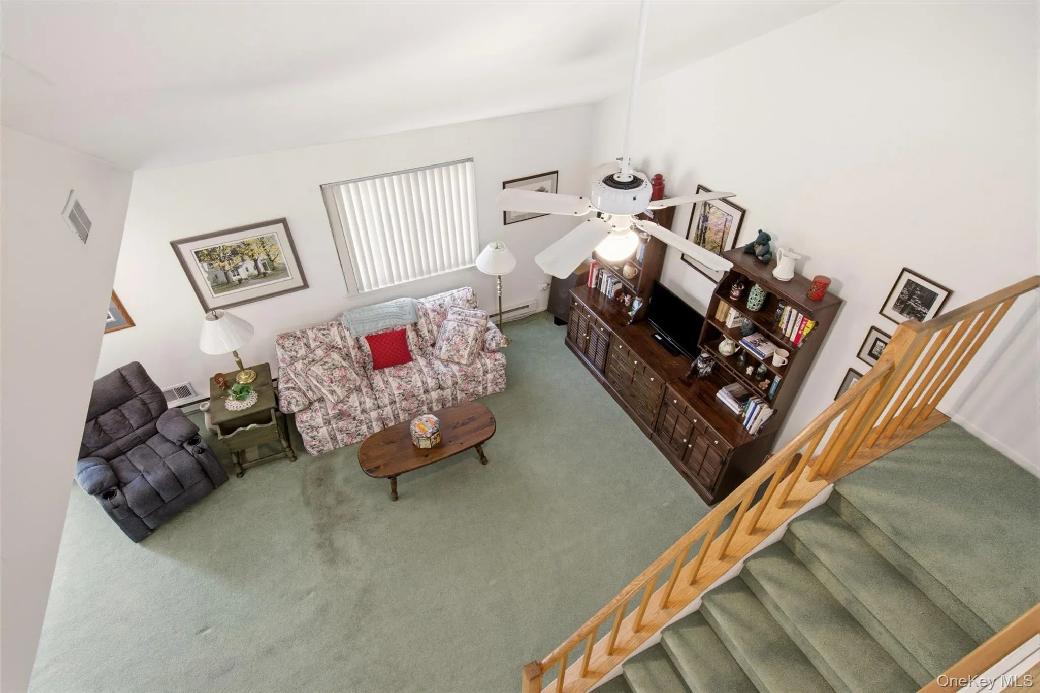 Overlooking living room Overlooking living room