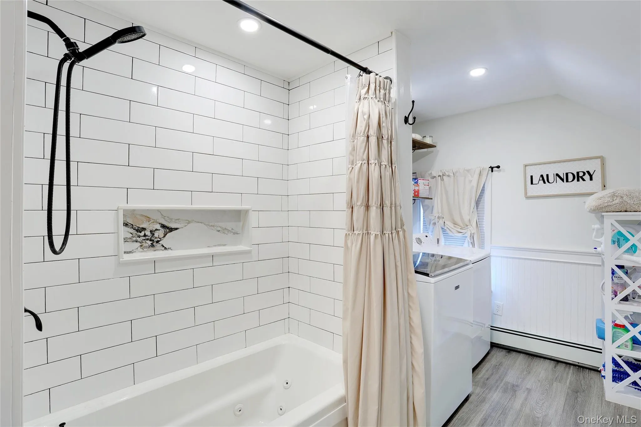 Laundry room is off this bathroom Laundry room is off this bathroom