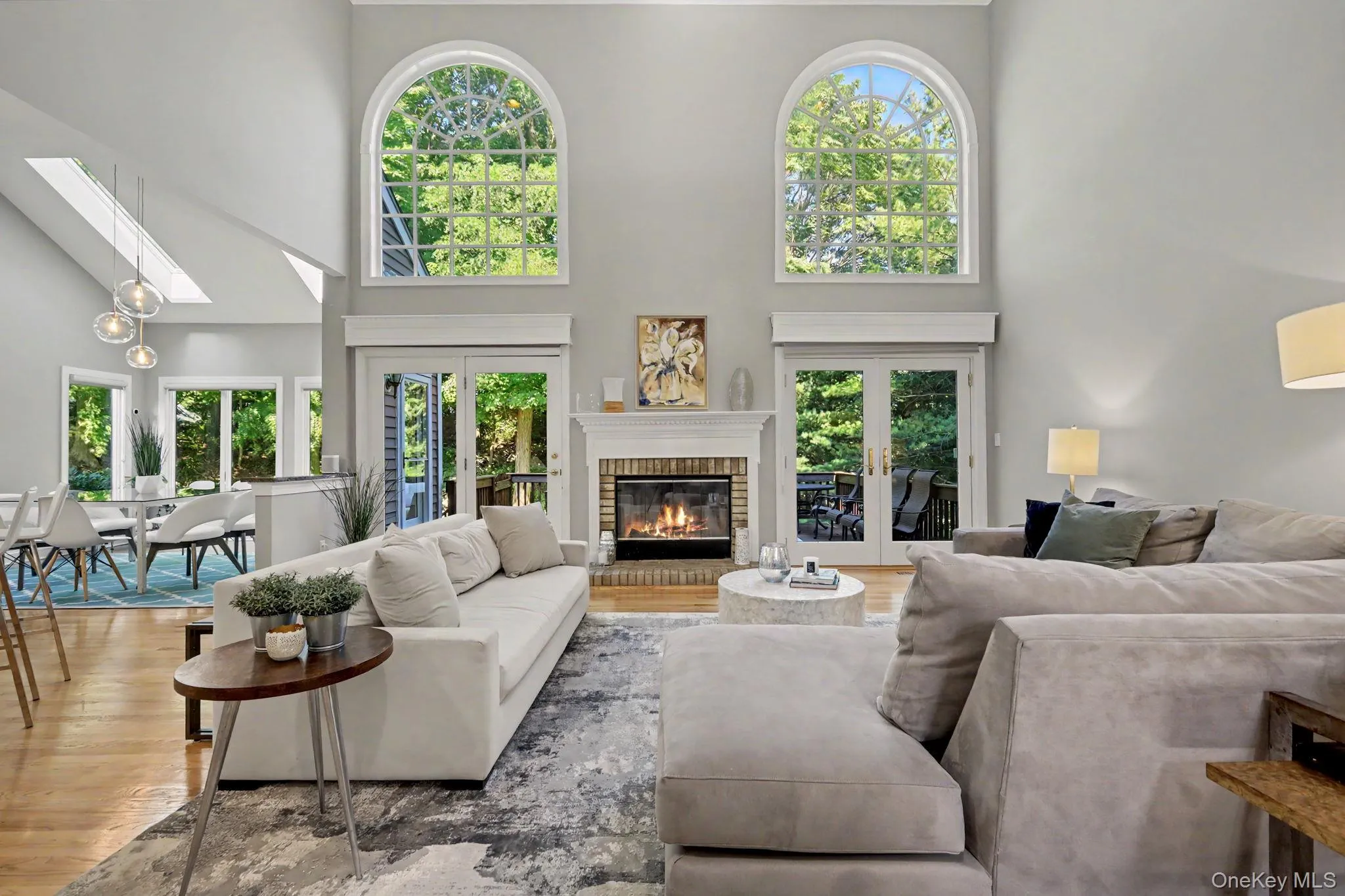 Open floorplan design. Doors out to deck and backyard Open floorplan design. Doors out to deck and backyard