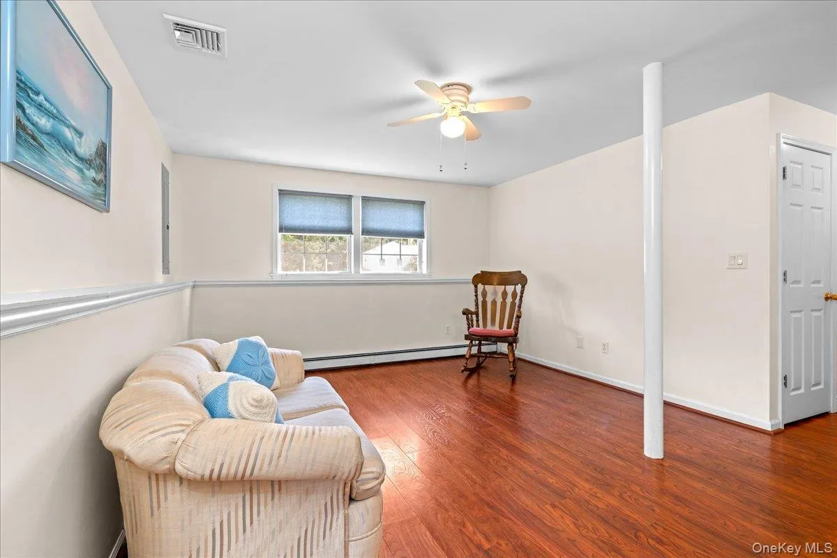 This flexible space on the lower level could have many uses, including a role in the life of a multi-generational household. This flexible space on the lower level could have many uses, including a role in the life of a multi-generational household.
