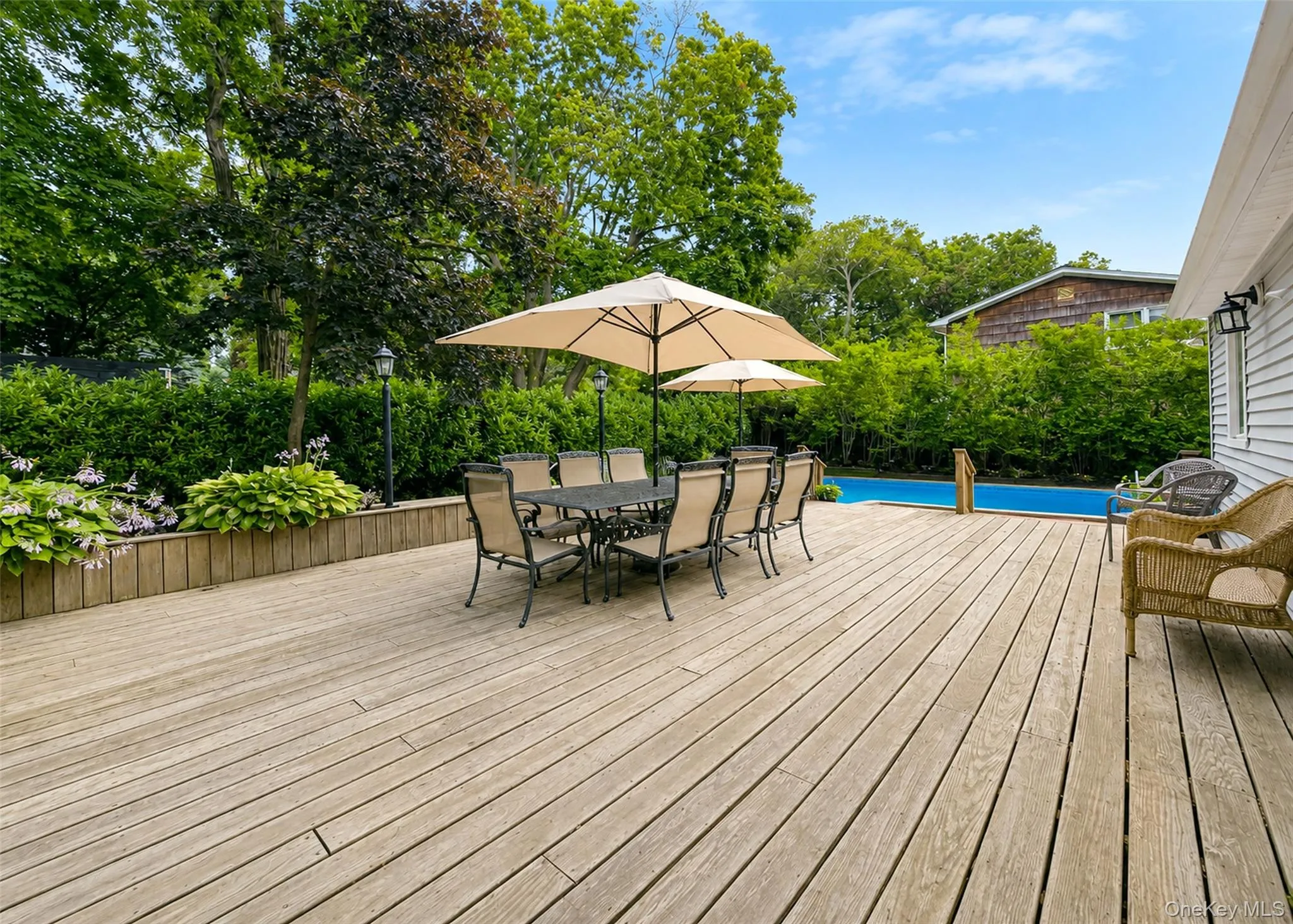 Relax Or Entertain Guests On Your Large Deck. Relax Or Entertain Guests On Your Large Deck.