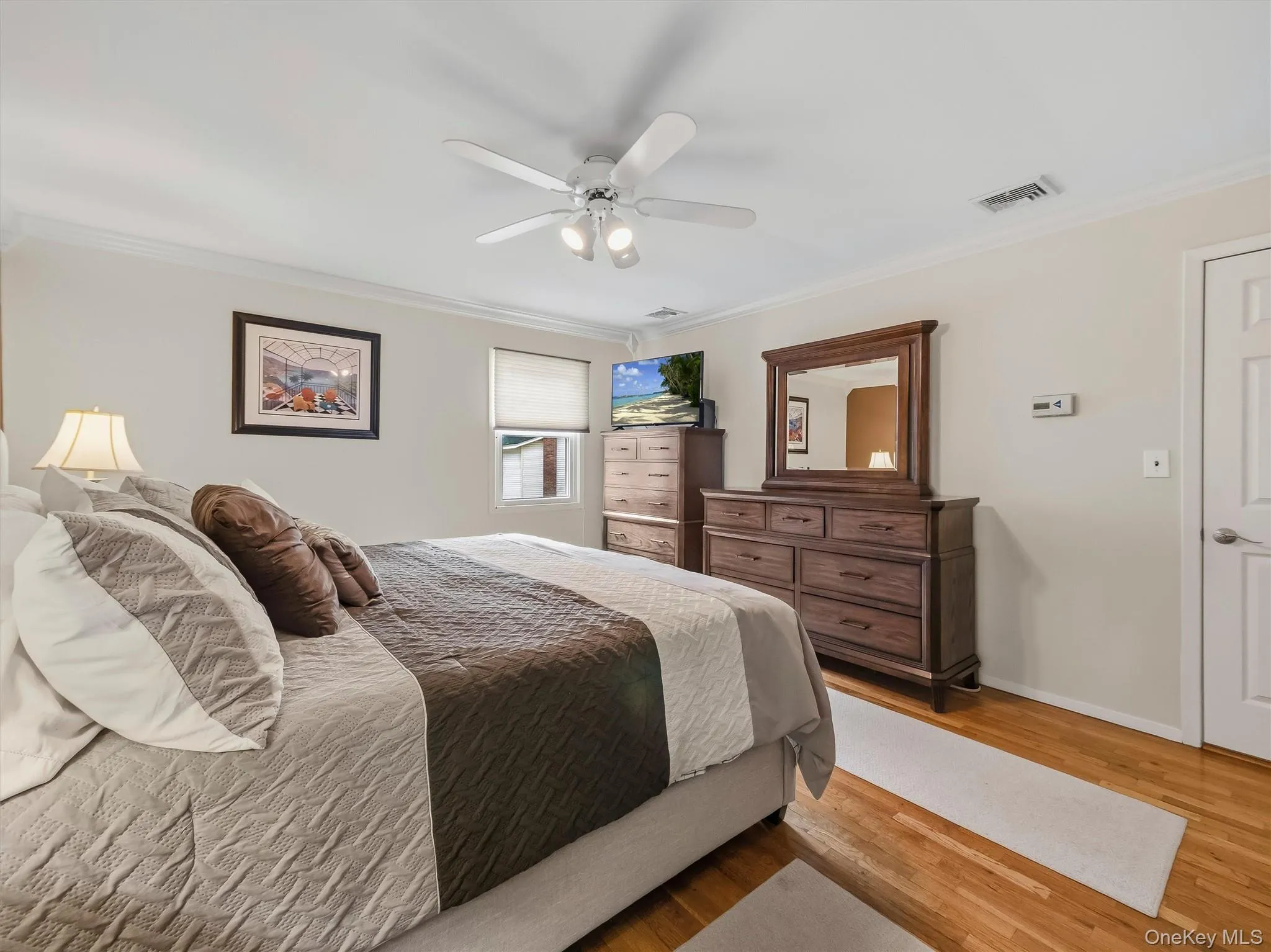 Abundant wall space offers flexible furniture arrangements. Abundant wall space offers flexible furniture arrangements.