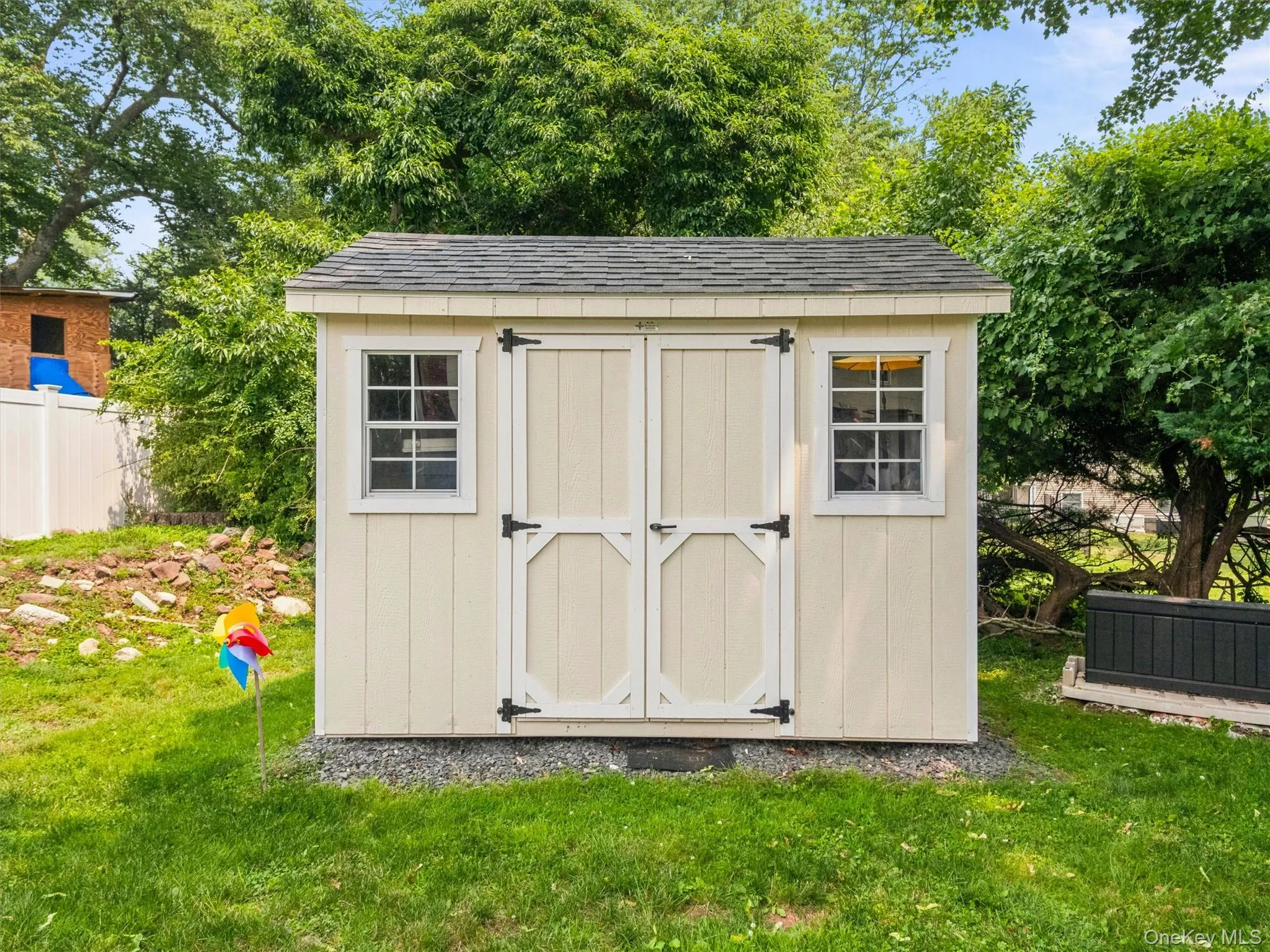 2 of 2 Utility sheds, hand made not a kit. Featuring double doors, two windows with shutters. Great for all your outdoor equipment and extra storage. 2 of 2 Utility sheds, hand made not a kit. Featuring double doors, two windows with shutters. Great for all your outdoor equipment and extra storage.